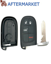 Cargar imagen en el visor de la galería, 2014-2020 Chrysler/Dodge/Jeep 4-Button Smart Key Shell - Aftermarket