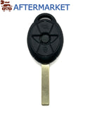 Mini 4 Button Remote Head key LX8FZV 434MHz, Aftermarket