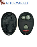 Buick/Chevrolet/GM 4 Button Remote Shell, Aftermarket