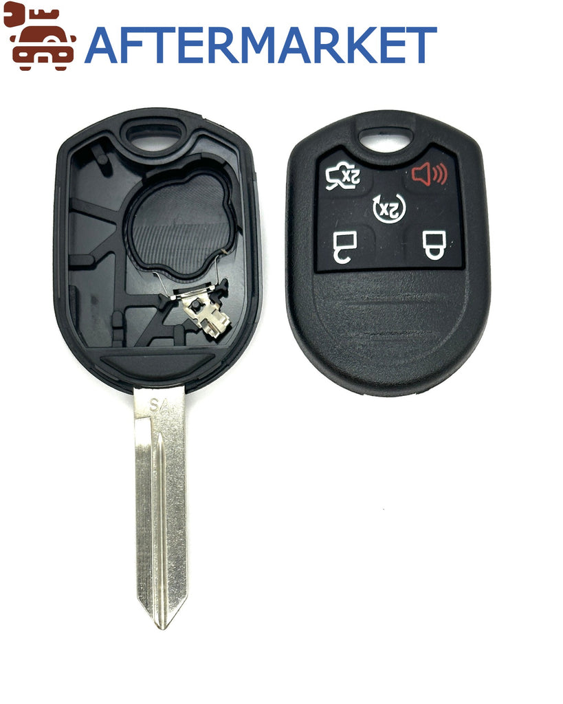 Ford 5 Button Remote Head Key Shell H75, Aftermarket