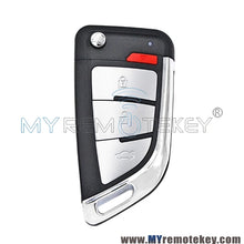 Cargar imagen en el visor de la galería, VVDI BMW Style Multi-functional 4 Button Flip Key, Aftermarket