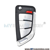 VVDI BMW Style Multi-functional 4 Button Flip Key, Aftermarket