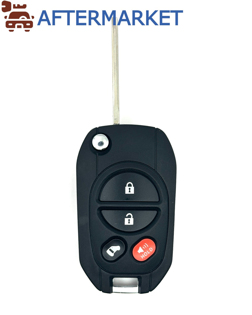 Toyota 4 Button Flip Key Shell, Aftermarket