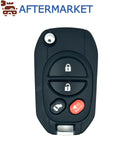 Toyota 4 Button Flip Key Shell, Aftermarket