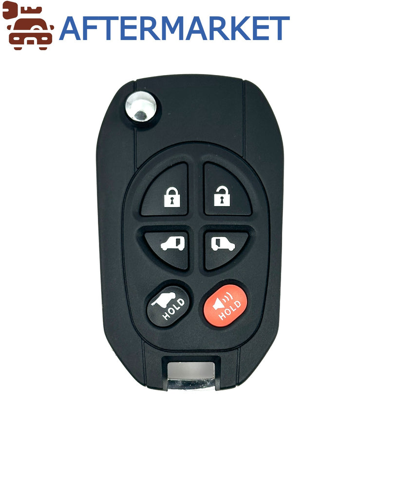 Toyota 6 Button Flip Key Shell, Aftermarket