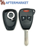 Chrysler 3 Button Remote Head Key Shell Y159, Aftermarket