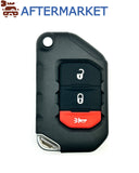 Jeep 3-Button Smart Key Shell OHT1130261, Aftermarket