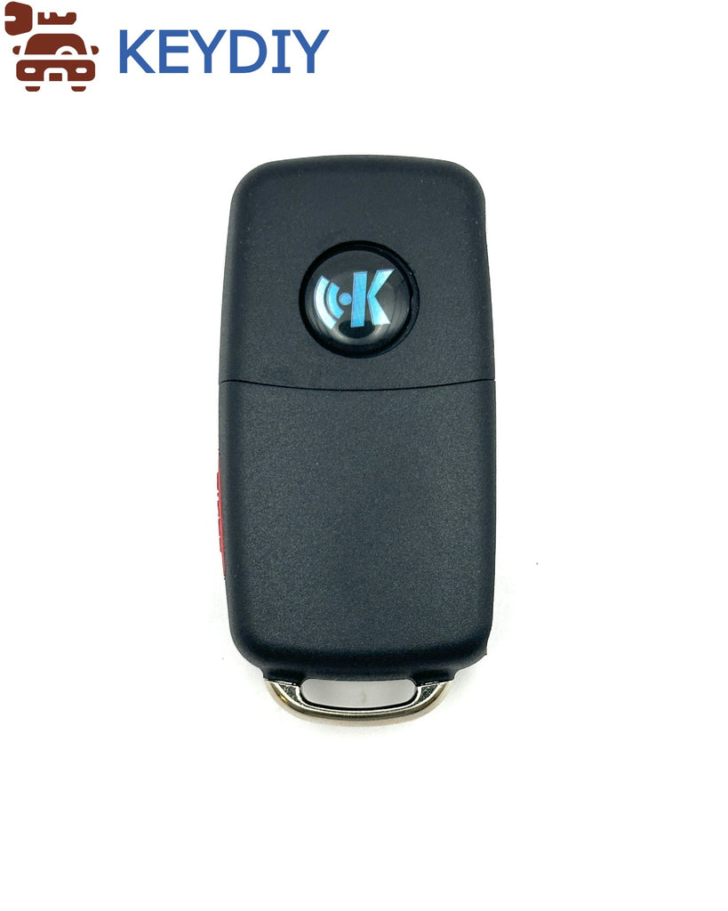 KEYDIY Volkswagen Style 4 Button Flip Key, Aftermarket