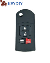 Cargar imagen en el visor de la galería, KEDIY Mazda 4 Button Flip Key, Aftermarket