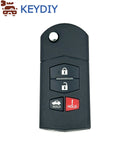 KEDIY Mazda 4 Button Flip Key, Aftermarket