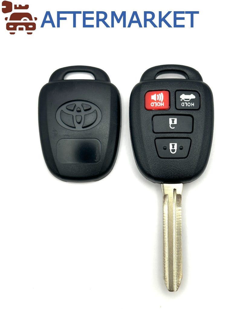 Toyota 3 Button Remote Head Key Shell TR47, Aftermarket