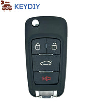 Load image into Gallery viewer, KEDIY Chevrolet/GM 4 Button Flip Key, Aftermarket