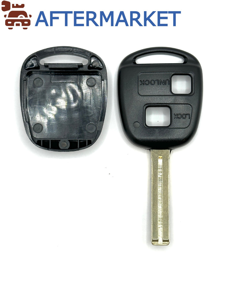 Lexus 2 Button Remote Key Shell TOY48(Short), Aftermarket