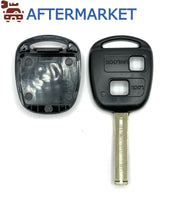 Cargar imagen en el visor de la galería, Lexus 2 Button Remote Key Shell TOY48(Short), Aftermarket