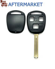 Cargar imagen en el visor de la galería, Lexus 3 Button Remote Head Key Shell TOY48, Aftermarket