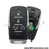 Dodge 5 Button Smart Key OHT-4882056 434MHz, Aftermarket