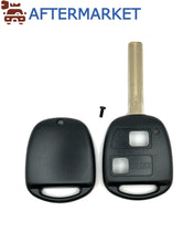 Cargar imagen en el visor de la galería, Lexus 2 Button Remote Head Key Shell TOY48 short, Aftermarket