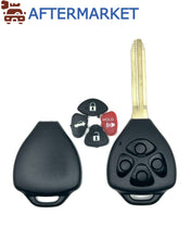 Cargar imagen en el visor de la galería, Toyota 4 Button Remote Head Key Shell TOY43, Aftermarket