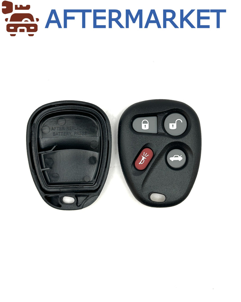 Buick/Chevrolet/GM 4 Button Remote Shell, Aftermarket