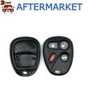 Buick/Chevrolet/GM 4 Button Remote Shell, Aftermarket