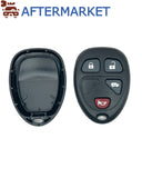 Buick/Chevrolet/GM 4 Button Remote Shell, Aftermarket