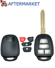 Load image into Gallery viewer, Toyota 4 Button Remote Head Key Shell TOY43, Aftermarket