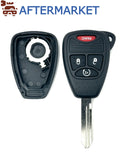 Chrysler 3 Button Remote Head Key Shell Y159, Aftermarket