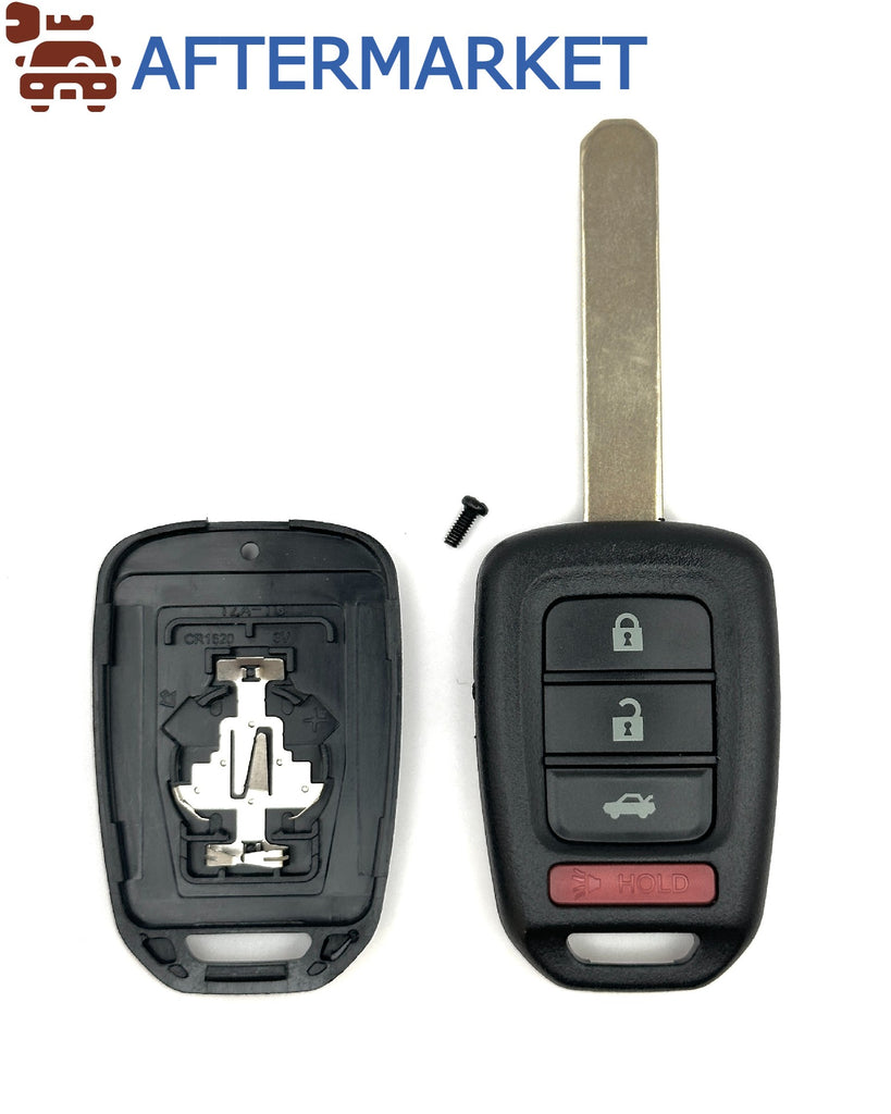 Honda 3 Button Remote Head Key Shell HO01, Aftermarket