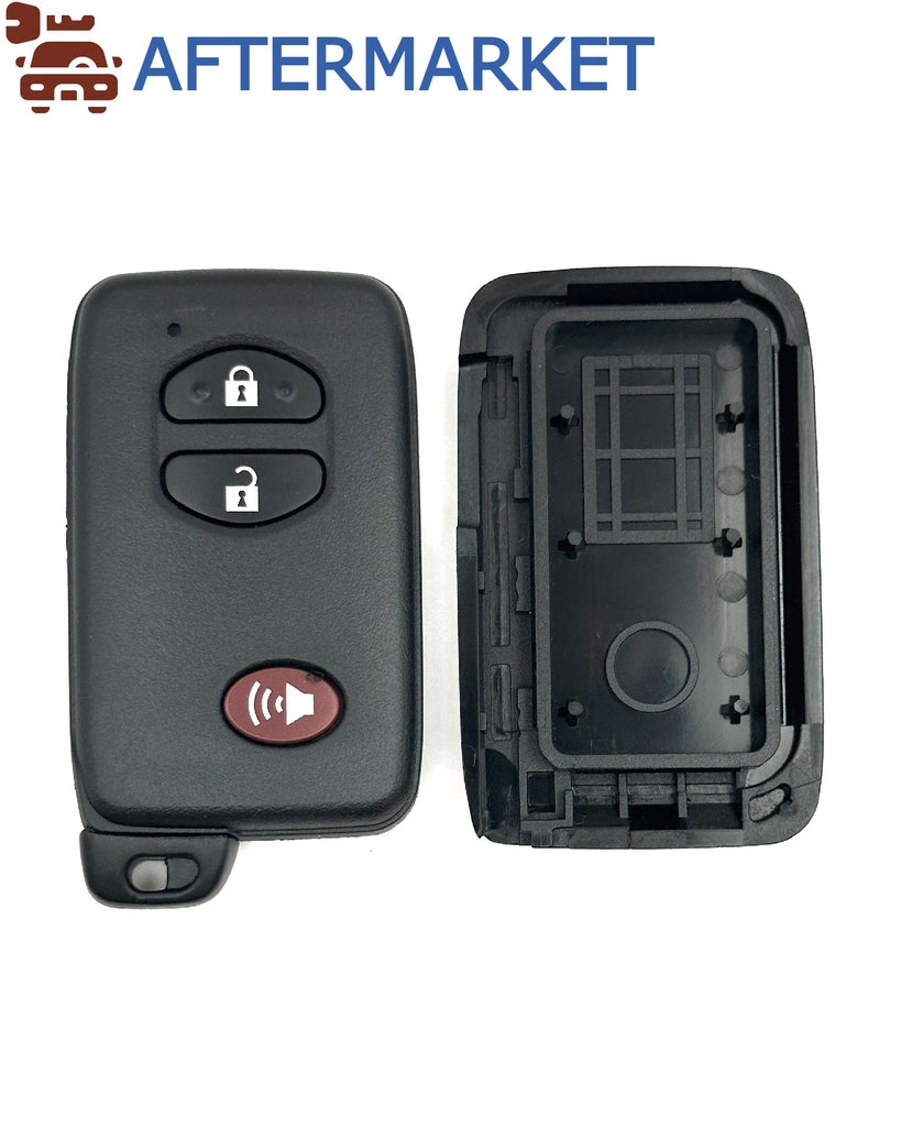 Toyota 3 Button Smart Key Shell, Aftermarket