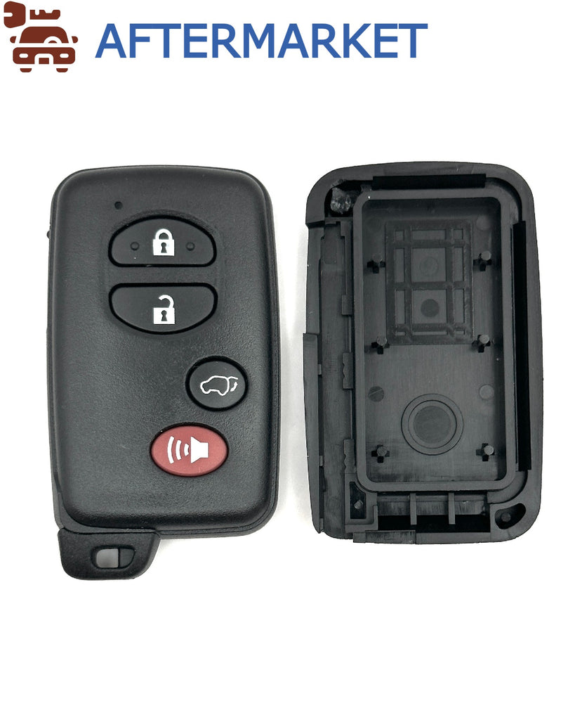 Toyota 4 Button Smart Key Shell, Aftermarket