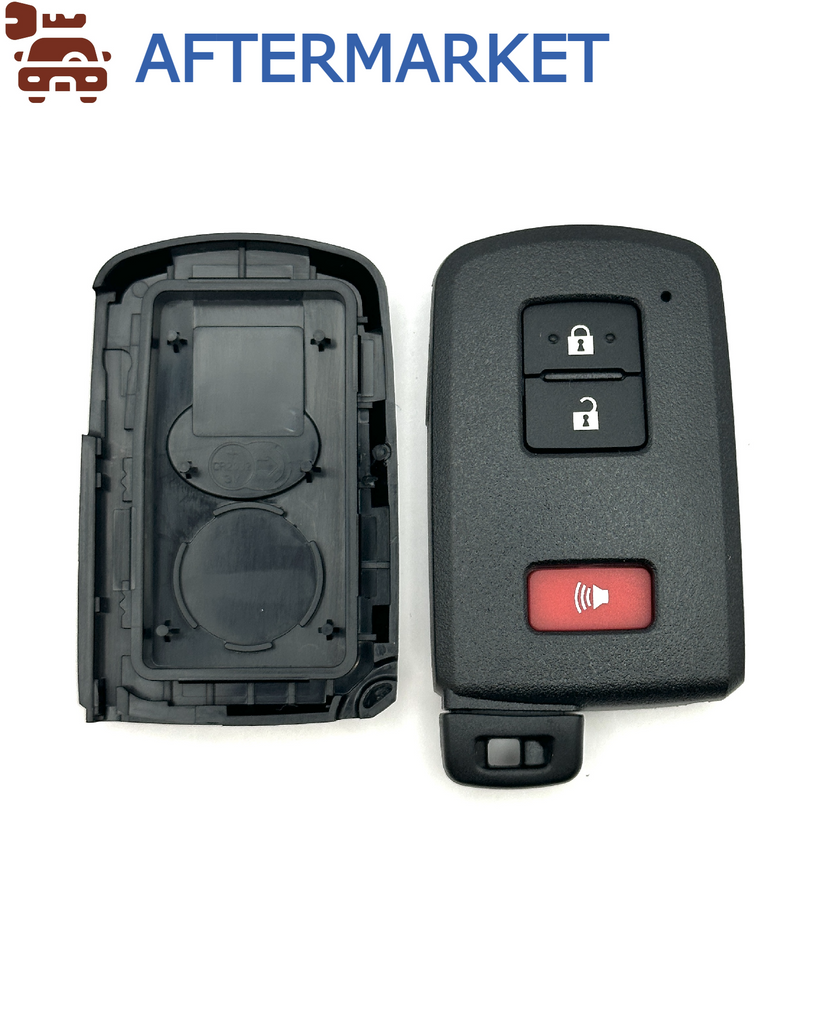 Toyota 3 Button Smart Key Shell, Aftermarket