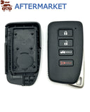 Lexus 4 Button Smart Key Shell, Aftermarket