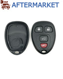 Buick/Chevrolet/GM 4 Button Remote Key Shell, Aftermarket