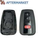 Toyota 3 Button Smart Key Shell, Aftermarket