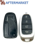 Hyundai 5 Button Smart Key Shell, Aftermarket