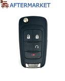 Chevrolet/ GM 4 Button, Flip Key OHT01060512, 315 MHz, Aftermarket (PROX)