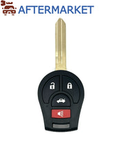 Cargar imagen en el visor de la galería, Nissan 4 Button Remote Head Key CWTWB1U751 315MHz,Aftermarket