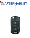 Hyundai/KIA 3 Button Flip Key NY0SEKSAM11ATX 315MHz, Aftermarket