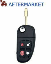 Cargar imagen en el visor de la galería, Jaguar 4 Button Flip key CWTWB1U243 433MHz, Aftermarket