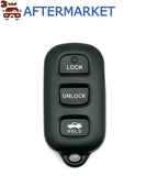 Toyota 4 Button Remote HYQ12BAN, HYQ12BBX, HYQ1512Y 315 MHz, Aftermarket