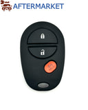 Toyota 3 Button Remote GQ43VT20T 315MHz, Aftermarket