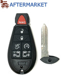 Chrysler/Dodge/Jeep 7 Button Fobic Key GQ4-53T 433 MHz, Aftermarket