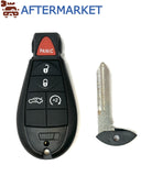 Chrysler/Dodge/Jeep 5 Button Fobik Key GQ4-53T 315 MHz, Aftermarket