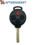 SMART 4 Buttons Remote Head Key KR55WK45144 315MHz, Aftermarket