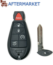 Cargar imagen en el visor de la galería, Chrysler/Dodge/Jeep 5 Button Fobik Key M3N5WY783X/IYZ-C01C 433 MHz, Aftermarket