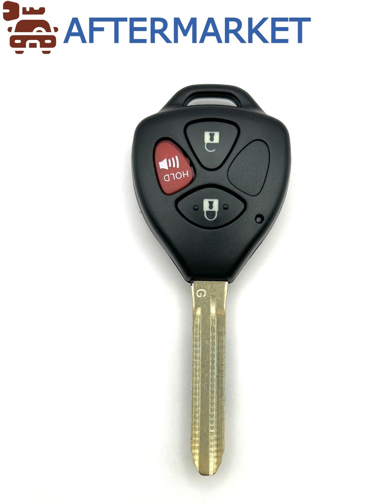 Toyota 3 Button Remote Head Key Shell TR47, Aftermarket