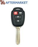 Toyota 4 Button Remote Head Key HYQ12BEL 315 MHz, Aftermarket