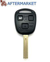 Load image into Gallery viewer, Lexus 3 Button Remote Head Key HYQ12BBT 315MHz, Aftermarket (Pack of 5)