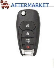 Cargar imagen en el visor de la galería, Chevrolet 4 Button Flip key LXP-T004 433 MHz, Aftermarket