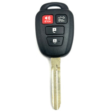 Load image into Gallery viewer, Toyota 4 Button Remote Head Key GQ4-52T 315MHz, Aftermarket